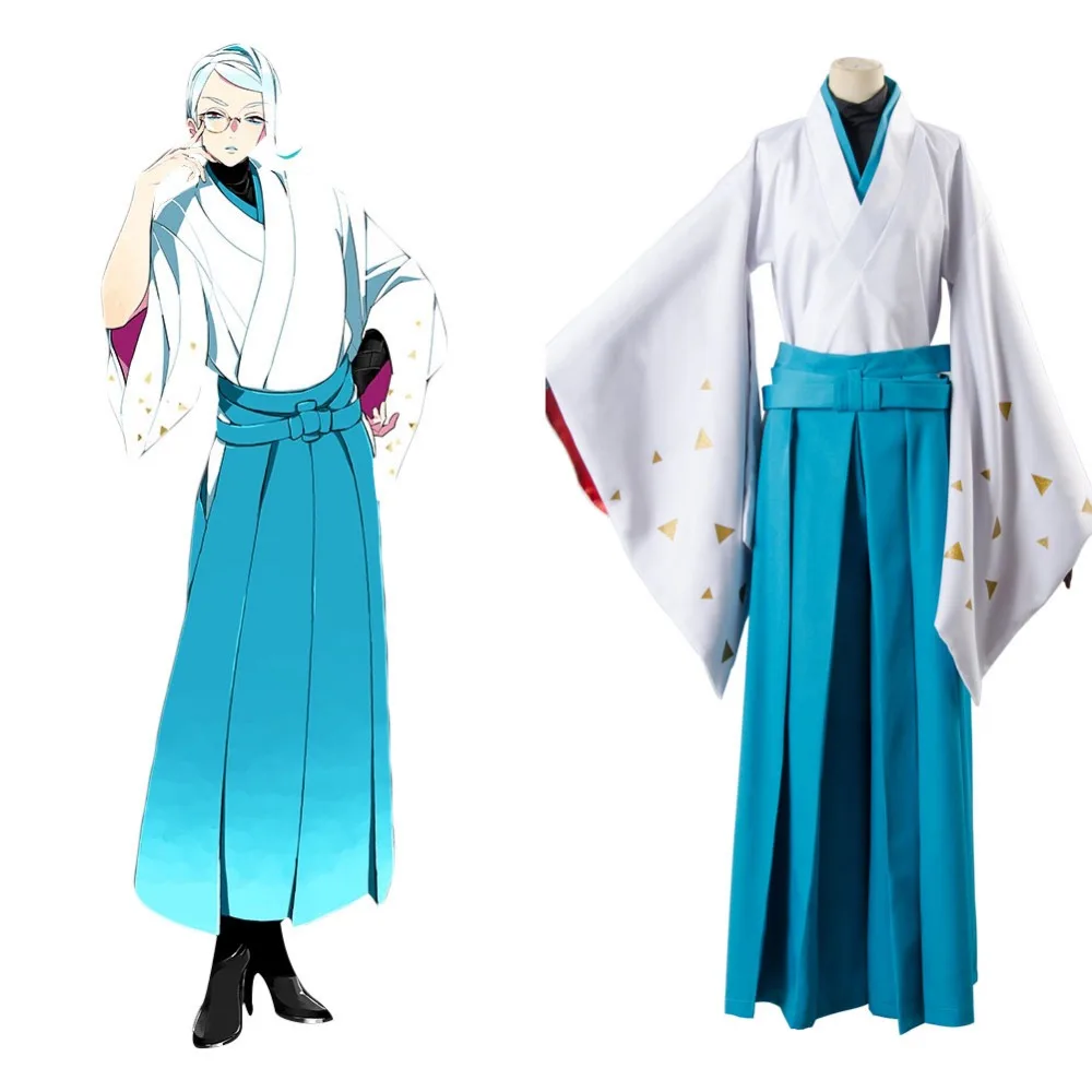 Карнавальный костюм Touken rangu Online Tomoegata Naginata кимоно для косплея Samurai Kimono полный
