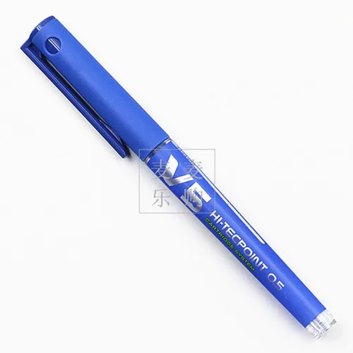 Blue Pen 1 PC Pilot BXC-V5 0,5 мм новая система картриджей многоразовая Ручка-роллер и набор картриджей красный/зеленый/черный/синий цвета - Цвет: Blue Pen 1 PC