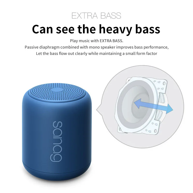 Sanag X6 Waterproof Bluetooth Portable Super Bass Wireless TF Card Music Speaker 3D Digital Sound Loudspeaker Handfree MIC
