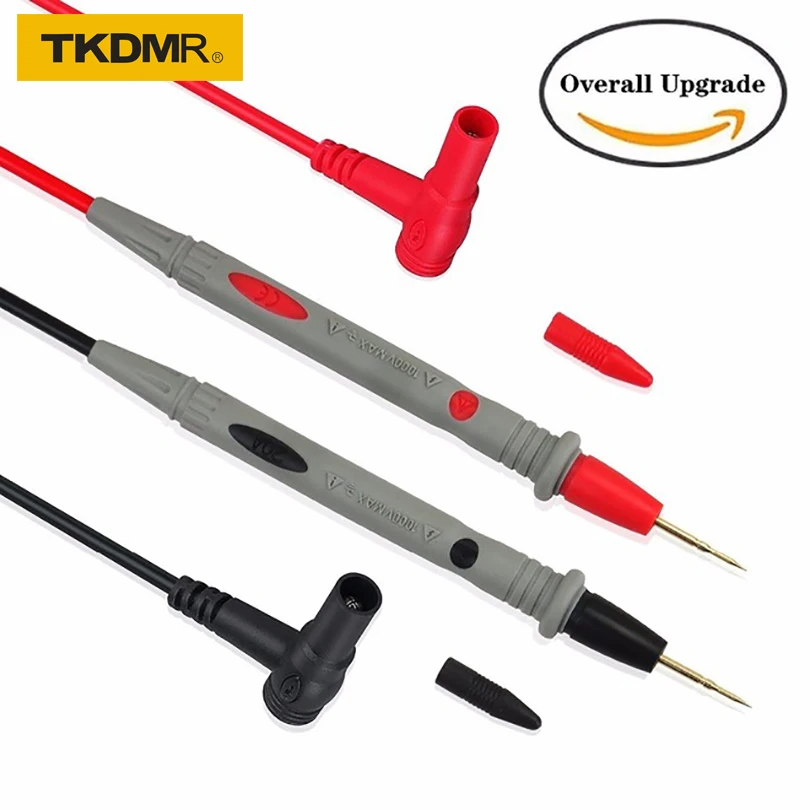 Multimeter Test Leads 1000V 20A Sharp Gold-plated Test Probes Kit Banana Plug Sharp Multimeter Test Probes Cables soft cable