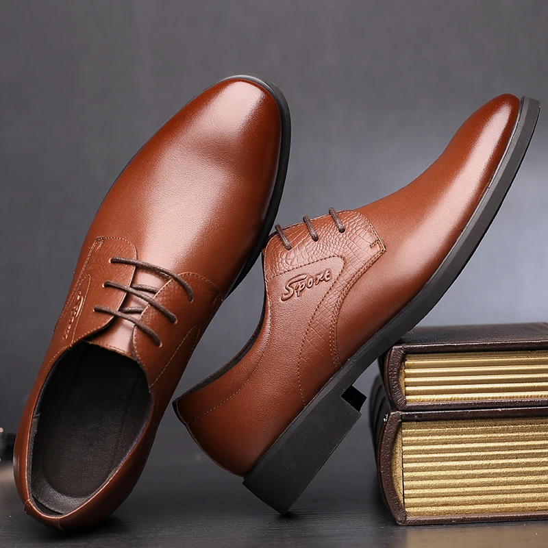 Misalwa/Мужские модельные туфли на шнуровке Zapatos de Hombre Удобные Классические