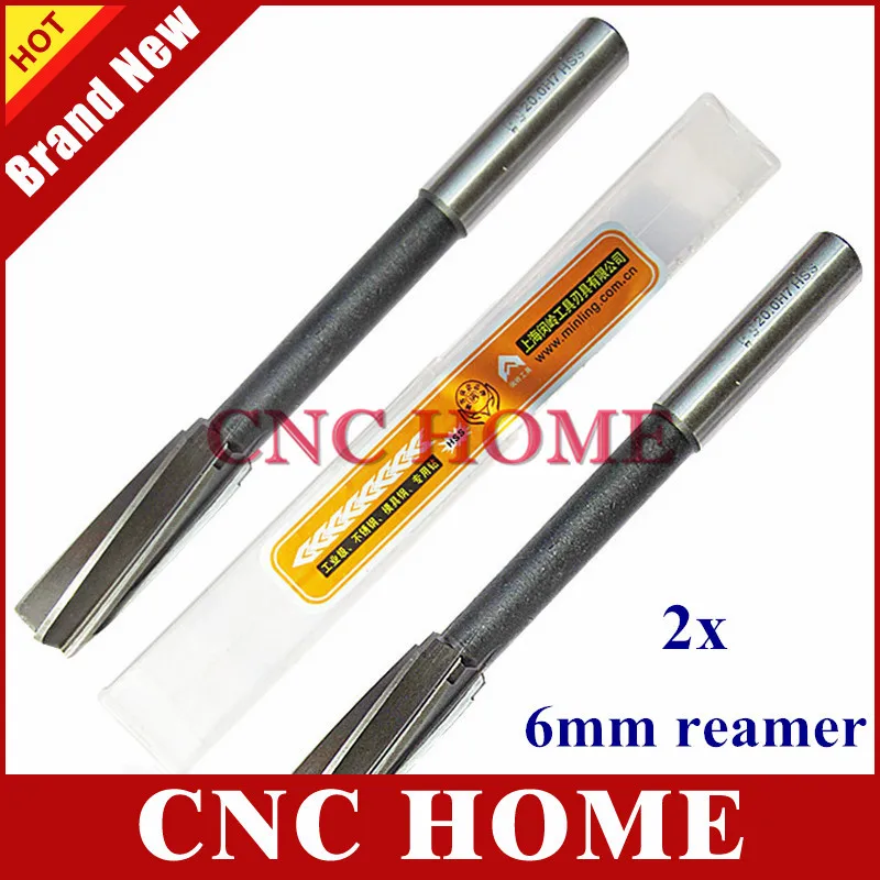 Спиральный станок 6 мм 2 шт./лот precision H7 HSS|machine reamers|chucking reamerspiral reamer |