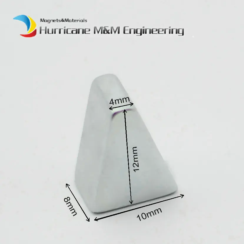 N42SH NdFeB Arc Trapezoidal Top 4x10x12x8 mm Servo Moto Magnet for Generators Wind Turbine Neodymium Brushless Rotor | Обустройство