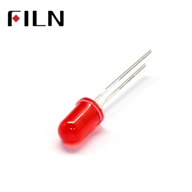 100pcs 5mm diffused red Bright LED bulbs Emitting Diode with 2 pin | Лампы и освещение