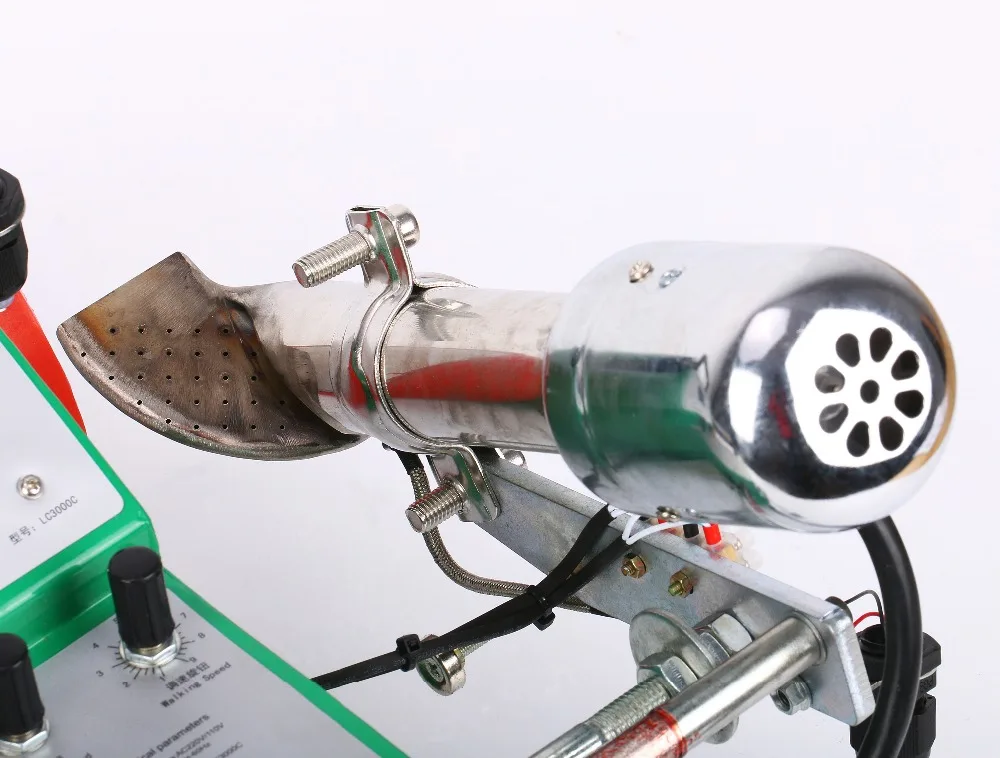 Автоматический мини аппарат для сварки горячим воздухом печати на ткани