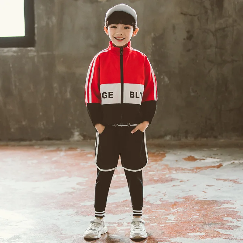 Spring Korean 2019 New Boys Clothes Fashion Baby Jackets Pants 2pcs Sets Children Boy Handsome Sportswear Kids Outfit 14 Years | Детская