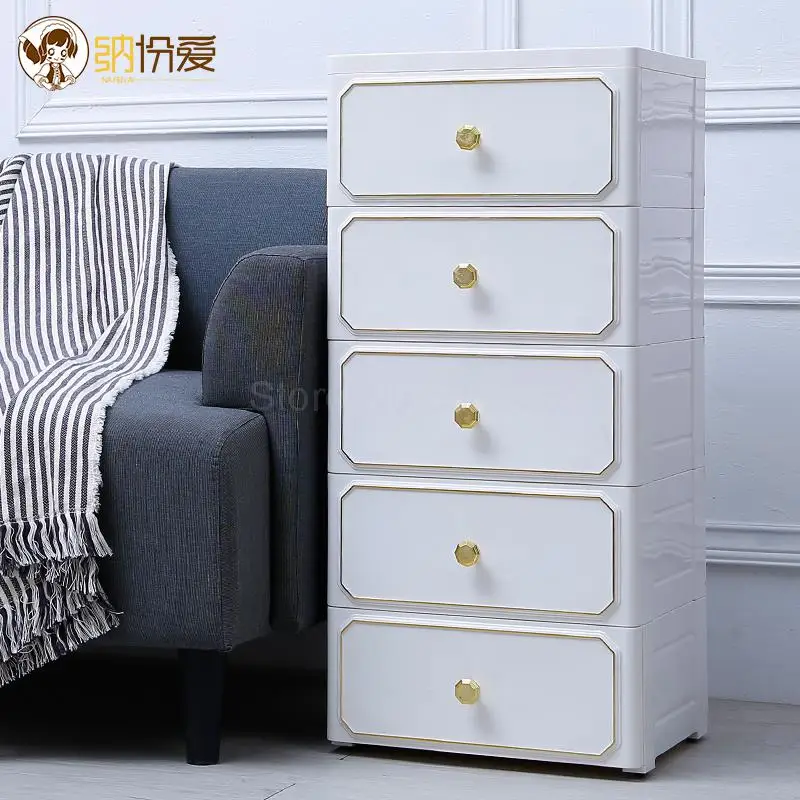 Толстая большая коробка для хранения пластиковая многослойный ящик шкаф малыша