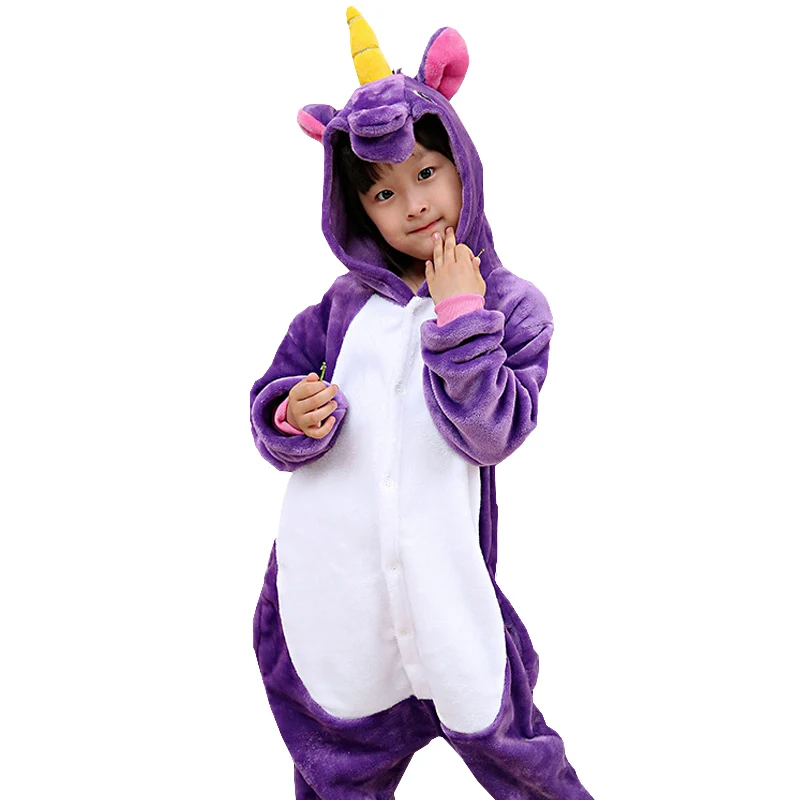 Новогодняя пижама Дети Мальчики Девочки пижамные Детские Onesie Косплей Животные Totoro unicornio Пикачу Динозавр Панда пижама enfant пикачу одежда пижамы для мальчиков девочек домашняя одежда