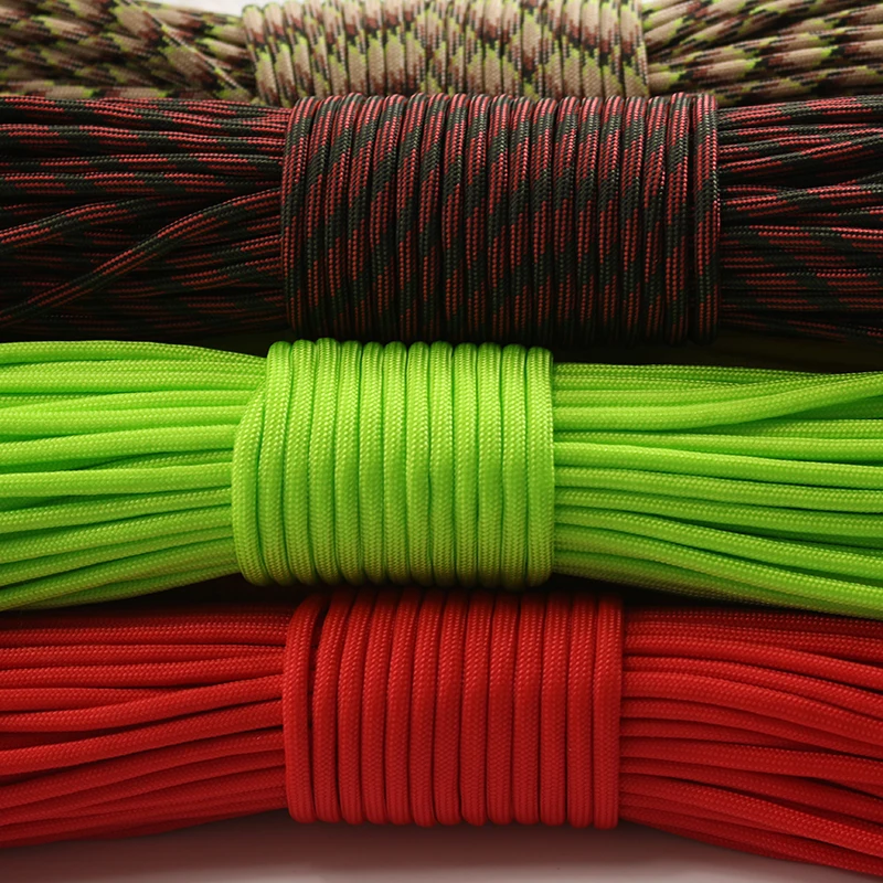 PSKOOK 50 цветов оптовая продажа 7 нитей Паракорд 550 веревка для шнурка Mil Spec кемпинга пешего туризма инструменты
