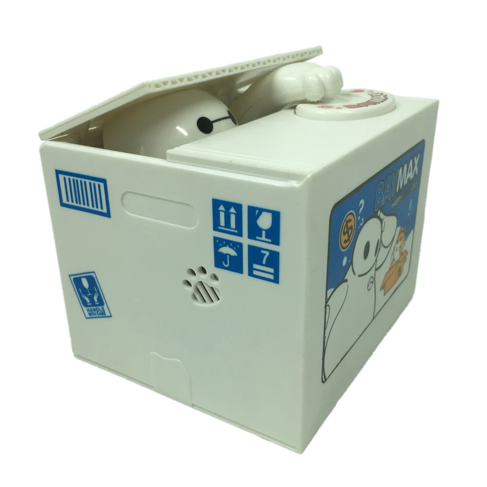 Baymax Копилка супергероя музыкальный автоматический краже денег Mischeaf экономить