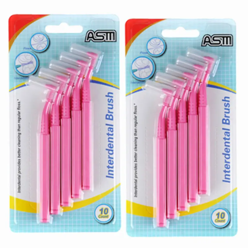 Межзубная щетка Зубная нить для зубов минимальный диаметр 0 6 мм 10/карты
