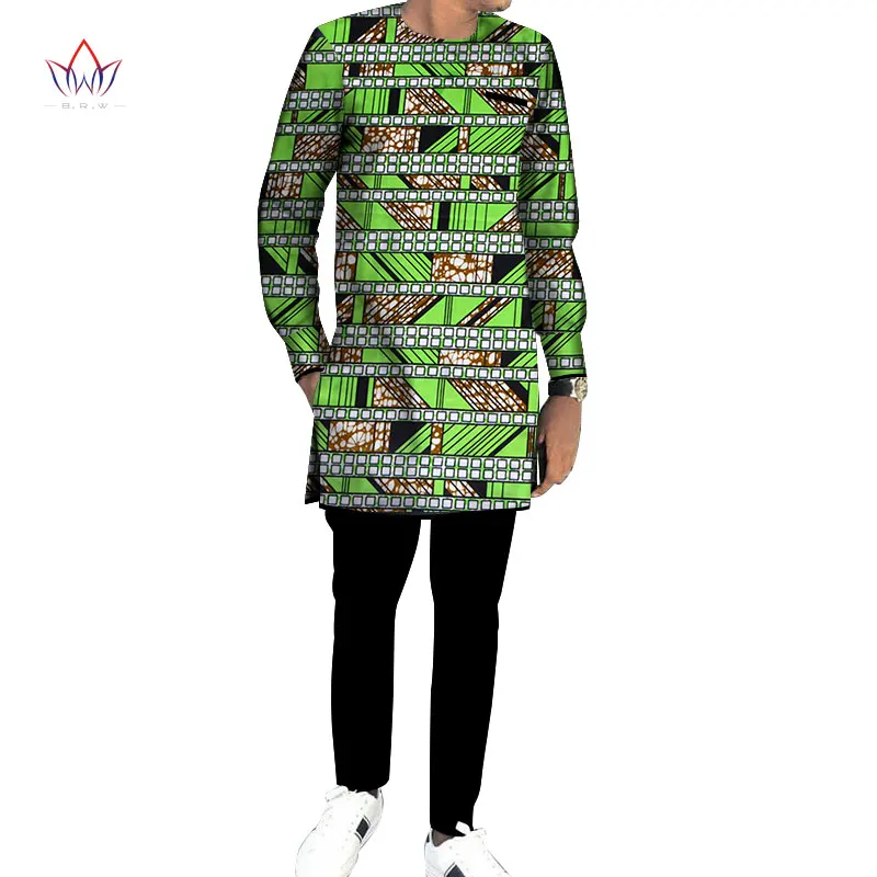 Африканская одежда с вощеным принтом повседневные мужские футболки и штаны
