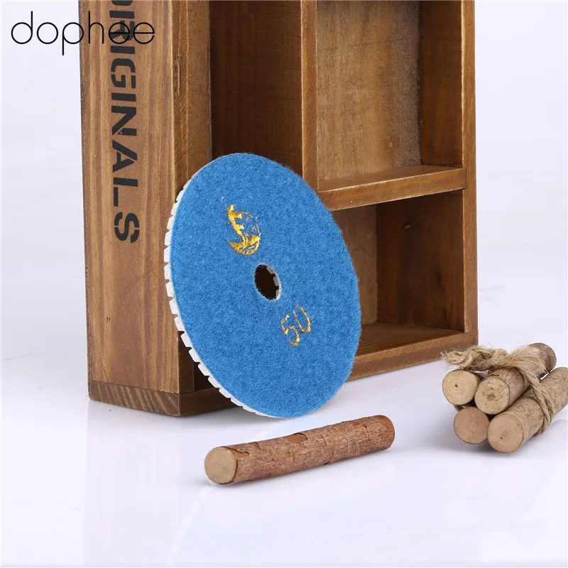 Dophee Blue 100 мм/4 &quotпрофессиональные мокрого/сухого гранита бетона мрамора