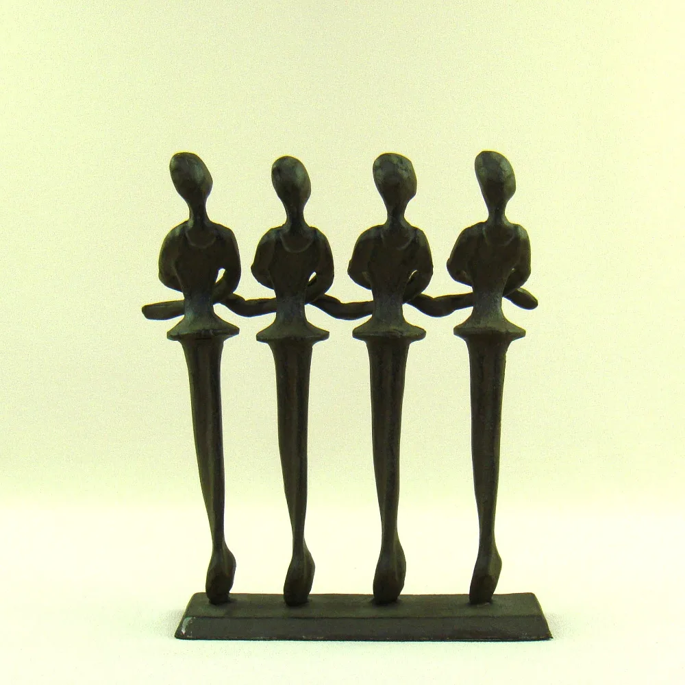 Классическая поросенок четыре маленьких лебедя балерины скульптура абстрактные