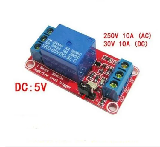 

Релейный модуль модульный оптрон высокого уровня 5 В для Arduino