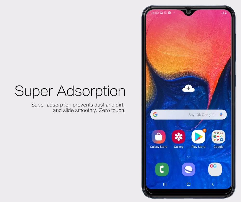 2 шт./лот Защитная пленка для Samsung A10 NILLKIN прозрачная глянцевая Galaxy в розничной