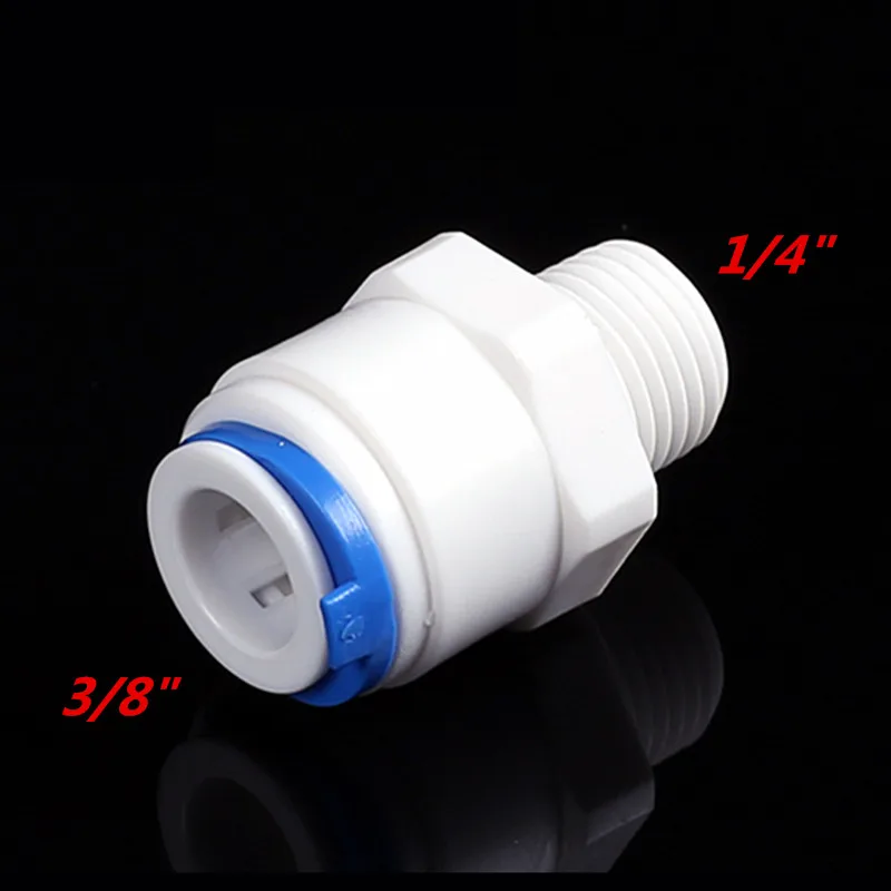 Пластиковые прямые соединительные фитинги 3/8 &quotсоединение шланга 1/4&quot NPT