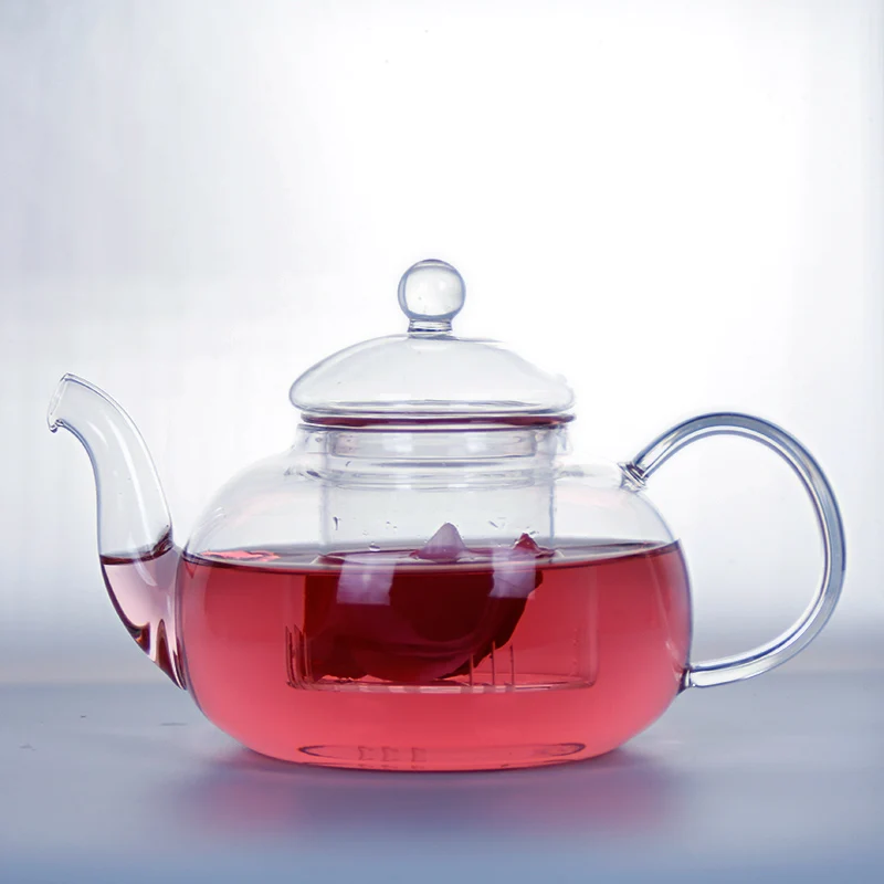 

Бесплатная доставка, Стеклянные Чайники большого размера, известный стеклянный чайник 1000 мл со стеклянным ситечком
