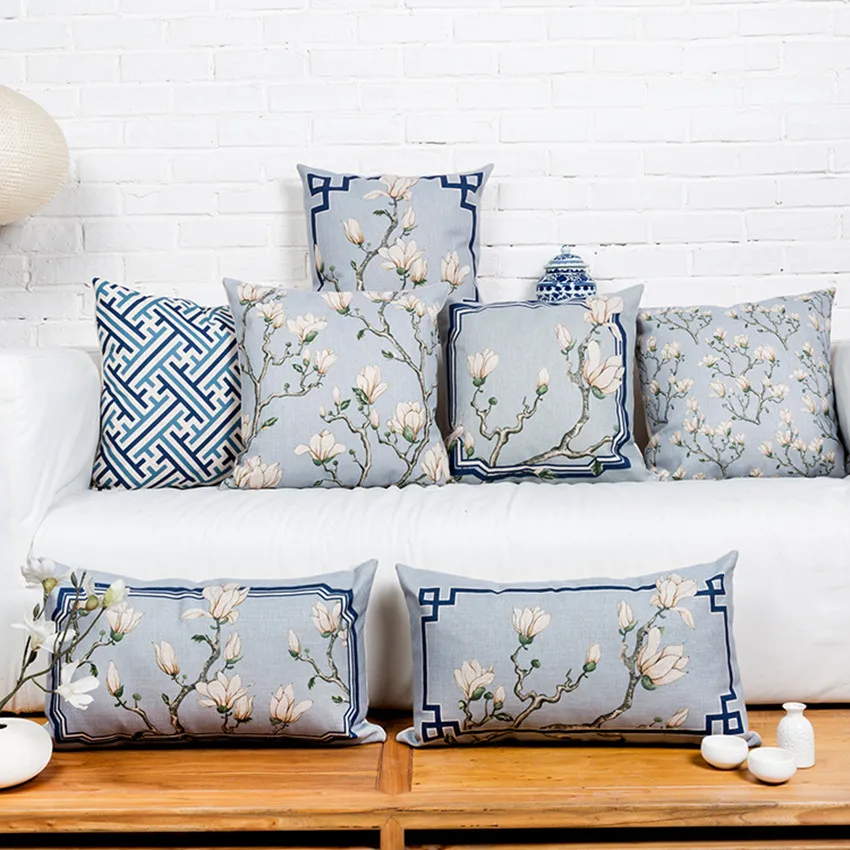 Чехол для подушки в виде сливы простой геометрический чехол домашняя