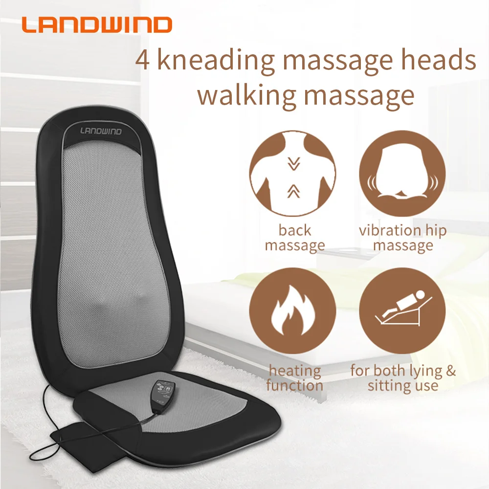 Landwind автомобиль шиацу сиденье массаж спины Подушка позвоночника тепло глубокое