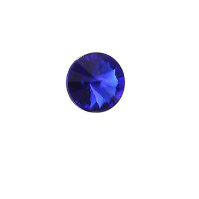 Sapphire Стекло всех цветов Rivoli склеивание на Стразы 50 шт. вечерние украшения на платье склеивание на Стразы для свадебного платья аксессуары - Цвет: Sapphire