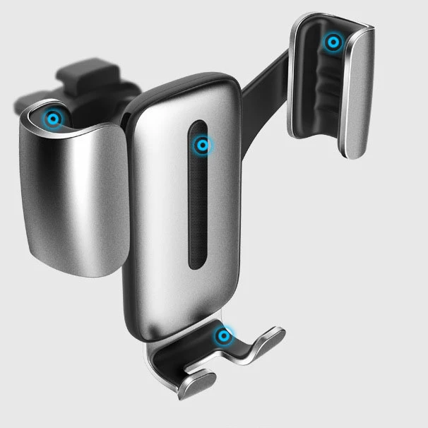 

Car Phone Holder For iPhoneX XR Xs Max For Samsung S10 S10 Plus Note9 Note8 Metal Air Vent Mount Space Ship Car Phone Holder