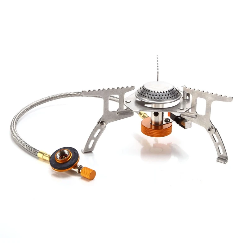 Открытый портативная газовая плита складной зажигания большой мощности кемпинг