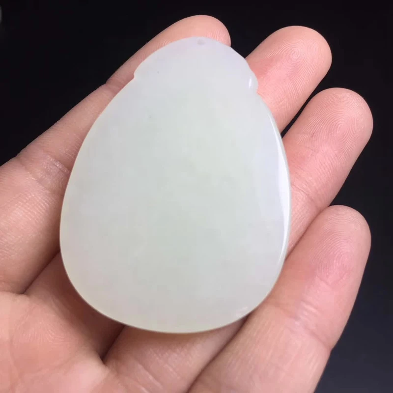 Синьцзян Хэтянь нефрит Гуаньинь кулон сторона сидя нефритовый suet отправить