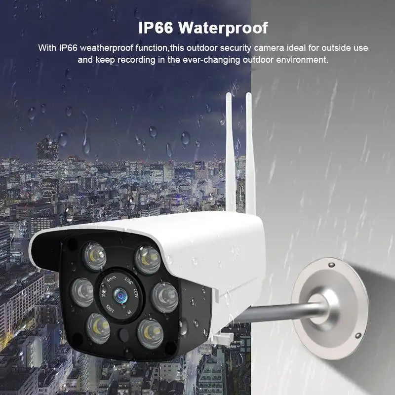 HD 1080 P видеокамера с Wi Fi 3 6 мм Водонепроницаемый для наружного/Indoor IP66 Камера