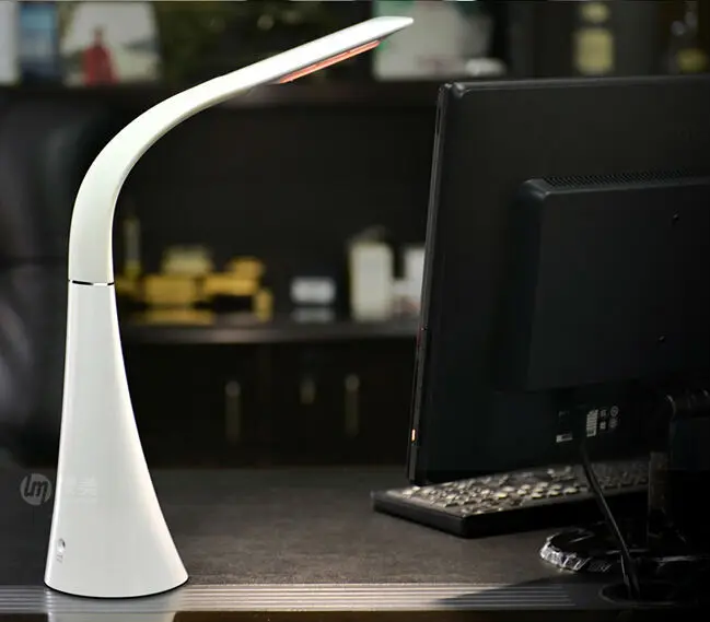 [Seven Neon]8sets fashion Portable 7W 30LM COB LED table lamp with flexible arm and sliding touch dimmer led desk | Лампы и освещение