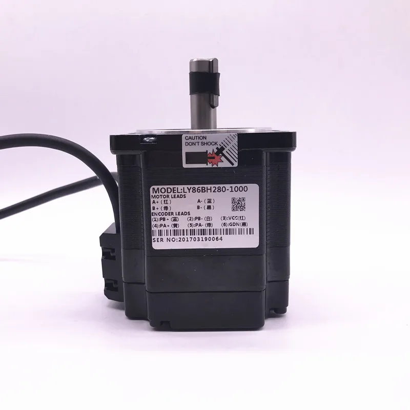 Nema34 86BH280E-1000+ 2HSS86H замкнутый контур шаговый двигатель 4.5N.m(Национальная ассоциация владельцев электротехнических 86 Гибридный замкнутый контур 2-фазный шаговый мотор драйвер cnc control