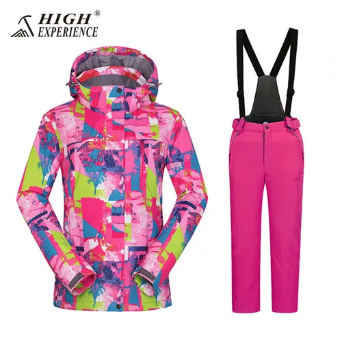 pink print pink Лыжный костюм s для детей; зимний костюм для мальчиков; лыжный костюм для девочек лыжный костюм сноуборд лыжный костюм для девочки лыжный костюм зимние штаны лыжи лыжные штаны сноуборд сноубординг горнолыжный костюм - Цвет: pink print pink