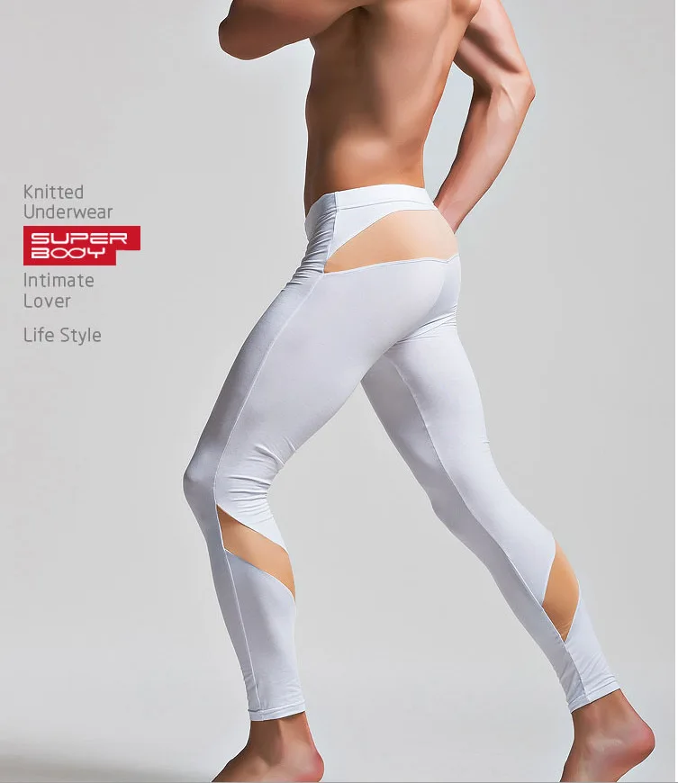 2016 новых людей лонг джонс брюки термобелье сексуальный высокое качество трусы ml