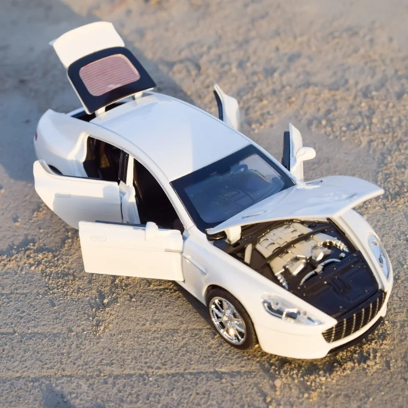 Модель машины из сплава под давлением Aston Martin 1/32 детские подарки со звуком