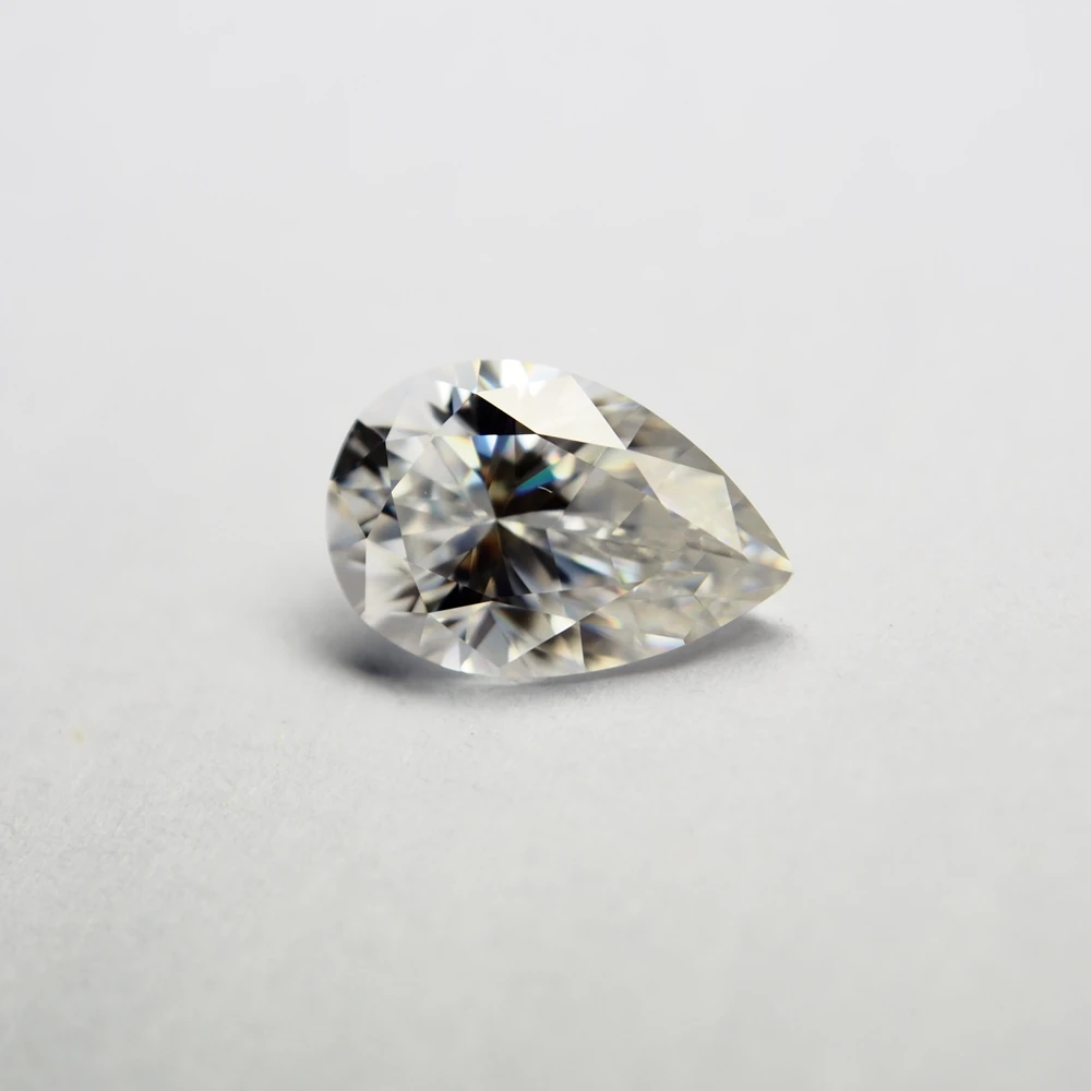 

3*5 mm pear Cut 0.2 carat White Moissanite Stone Loose Moissanite Diamond