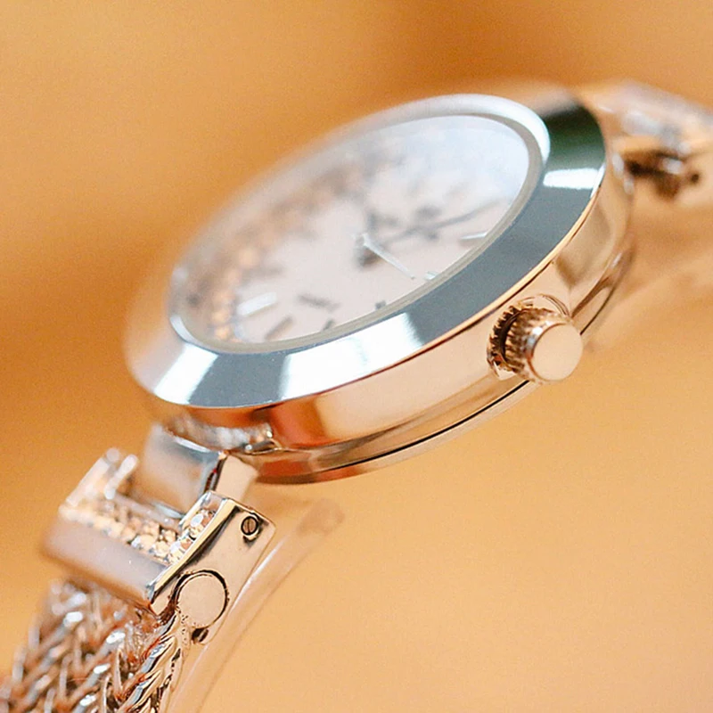Horloge Dames роскошные золотые/серебряные часы модные женские 2019 горячая распродажа