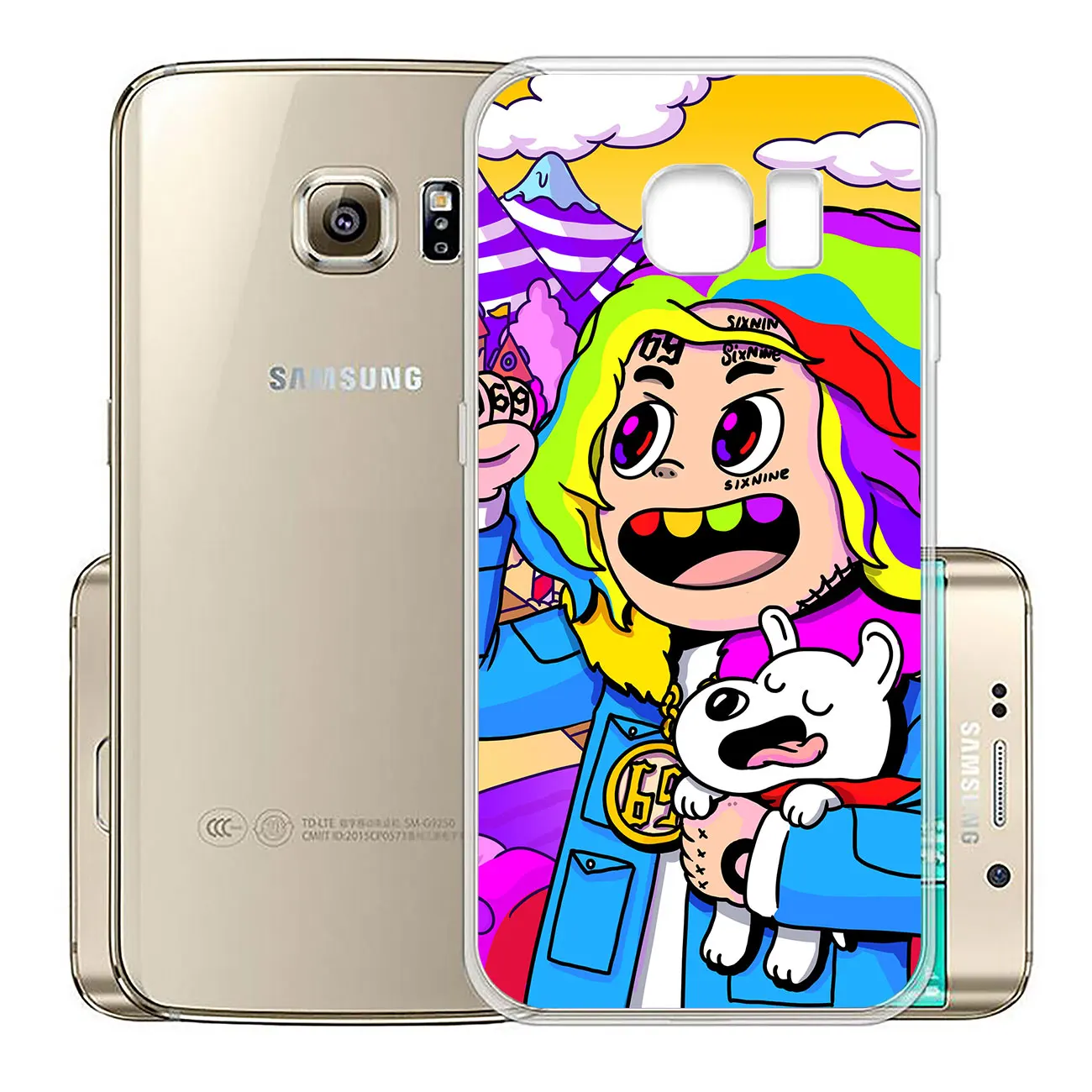 Хип-хоп рэппер Tekashi 69 6ix9ine тонкий мягкий чехол для Samsung Galaxy J8 J3 J4 J5 J6 J7 2017 A2 Core A5 2016 A9 A8