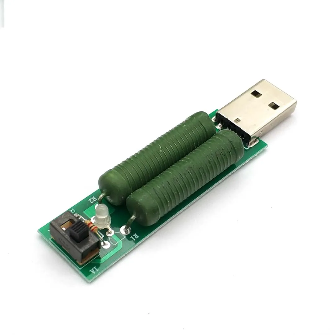 USB мини разгрузочный интерфейс резистор нагрузки с переключателем 2A 1A