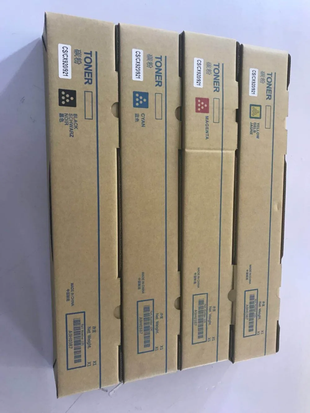 Новый совместимый цветной тонер картридж для lexmark CS920 CS923 CX920 CX921de CX922 CX923de копир KCMY 4