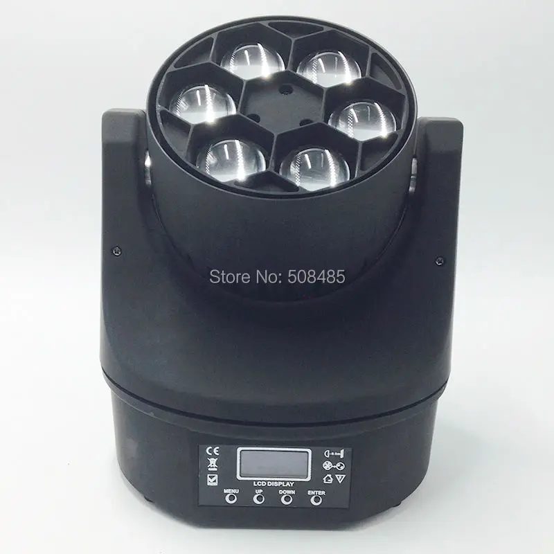 2 шт. 6*15 Вт RGBW 4 в 1 светодиодный мини луч пчелиного глаза DMX512 подвижный головной