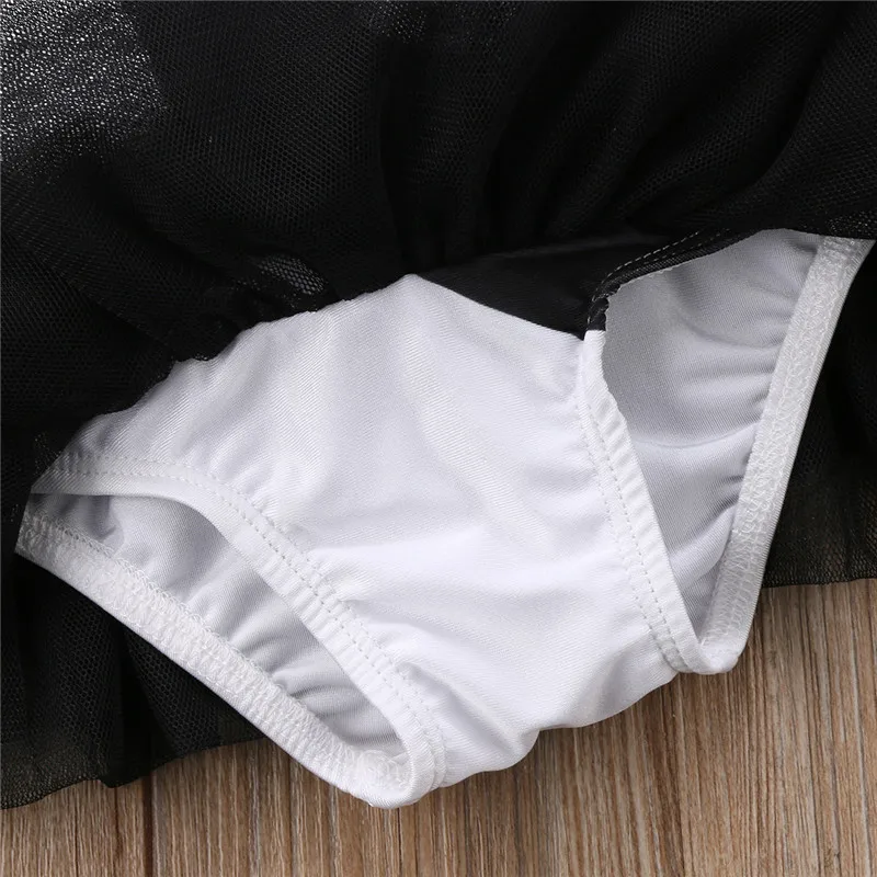 2018 купальники один предмет Детские бикини с принтом лебедя милые купальные