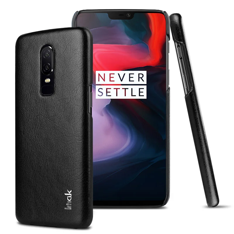 Oneplus 6 кожаный чехол IMAK Ruiyi Series свет роскошный тонкий простого фасона из
