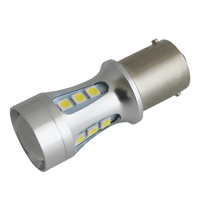 Dreauto 2x 1156 LED BA15S P21W S25 18 led 3030 Chips 6000K White Red Yellow Brake Lights Reverse Lamp DRL Car Tail Bulb | Автомобили и