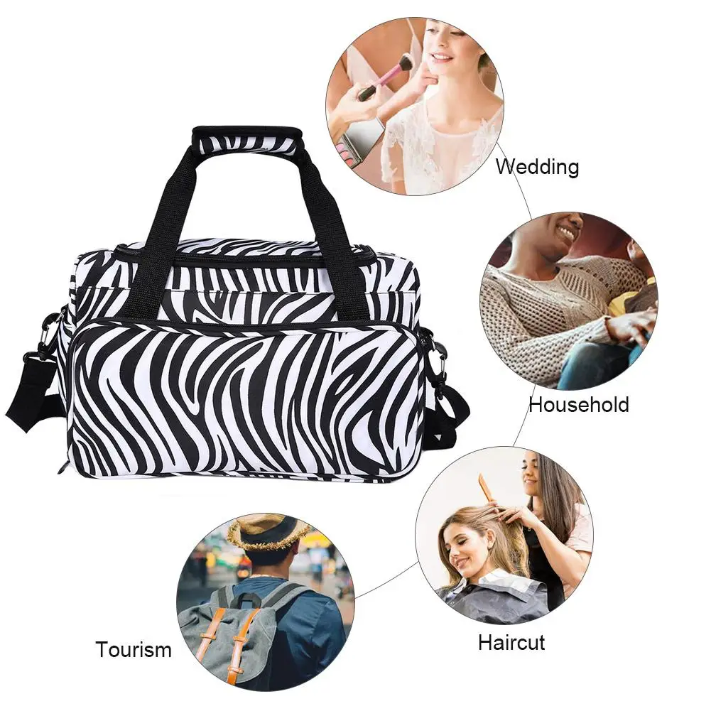 Professional Hairdressing Tool Bag Salon Hair Tools Shoulder Bag Large Capacity Hair Stylist Cosmetic Supplies Accessory Handbag