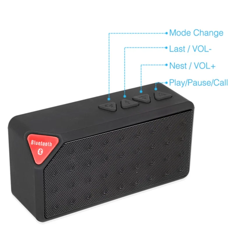 X3 Беспроводной Bluetooth Динамик Портативный мини открытый s поддерживают звонки hands