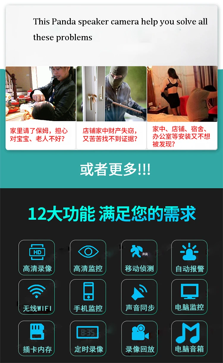 Новейшая Беспроводная дистанционная Wi-Fi камера IP Cam Детский плюшевый монитор домофон H.264 IR ночное видение спикер панда PC наблюдение
