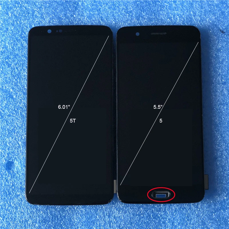 Сменный OLED экран для oneplus 5 дигитайзер сенсорного экрана с рамкой в сборе и клей