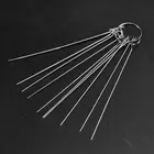 10 шт.компл. 0,6 мм-1,3 мм гитарная гайка иглы файлы сопло струи газа сварочный наконечник очиститель