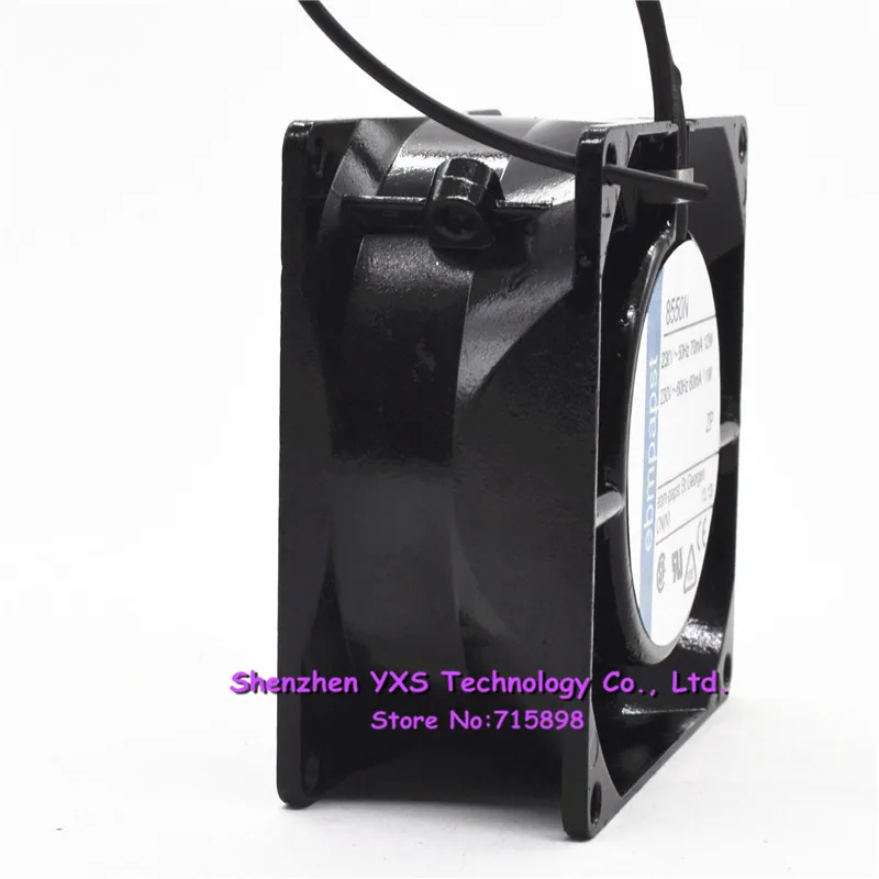 TYP 8550N AC 230 в 11 Вт/12 Вт 0.06A/0.07A 50/60 Гц 2700 об/мин 2 провода 8038 8 см 80*80*38 мм все