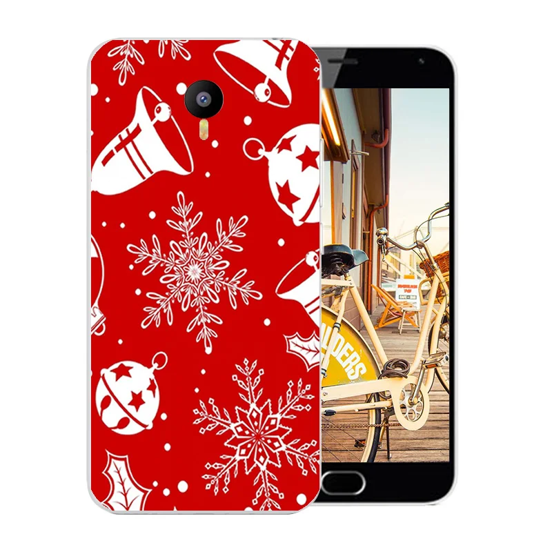 Чехол для Meizu M2 Note 5 '' мягкий силиконовый чехол из ТПУ с рисунком Merry X'MAS M2note